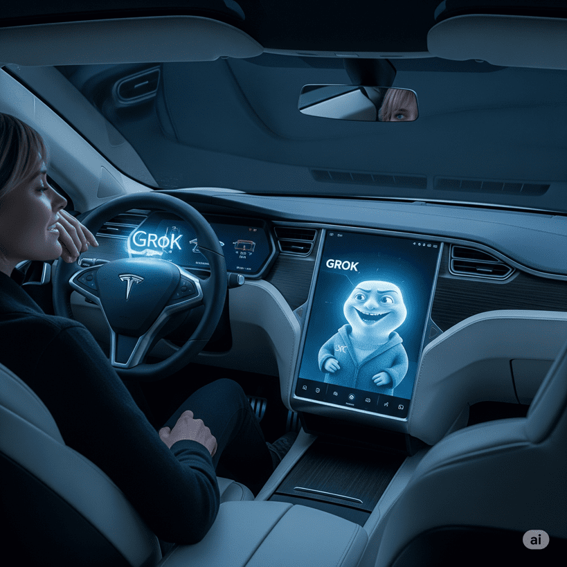 Grok en Tesla: Tu Copiloto IA Sarcástico